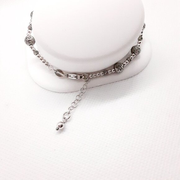 New 6.8 grams sterling silver bracelet - Picture 2 of 11